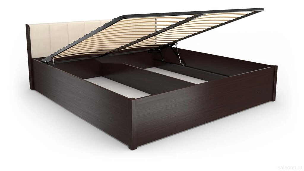 Кровать (BERLIN33+33.2 (1400) в комплекте с основанием и подъемным механизмом (1400) от компании Мебельный магазин ГОССА - фото 1