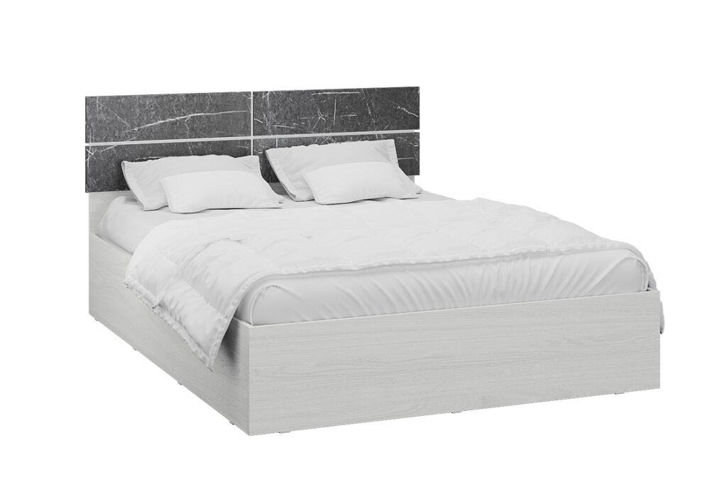 Кровать без основания, без матраса 160х200 Теана, ясень анкор светлый от компании Мебельный магазин ГОССА - фото 1
