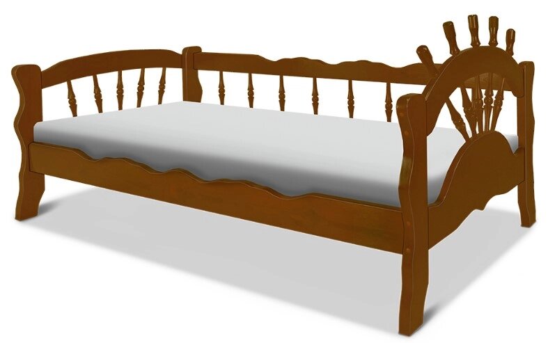 Кровать детская Адмирал, Орех от компании Мебельный магазин ГОССА - фото 1