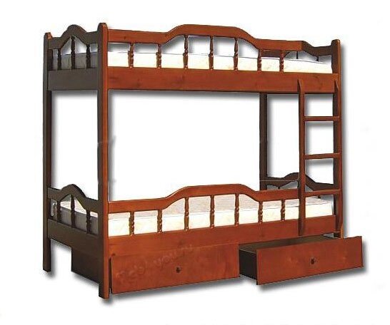 Кровать детская двухъярусная Джерри от компании Мебельный магазин ГОССА - фото 1