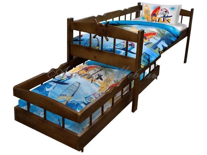 Кровать детская двухъярусная Крузенштерн от компании Мебельный магазин ГОССА - фото 1