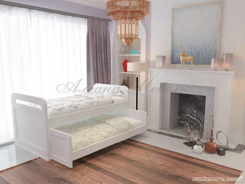 Кровать детская двухъярусная Мурзилка от компании Мебельный магазин ГОССА - фото 1