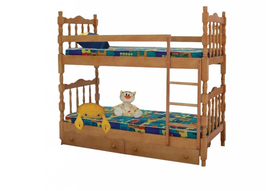 Кровать детская двухъярусная Шрек-2 от компании Мебельный магазин ГОССА - фото 1