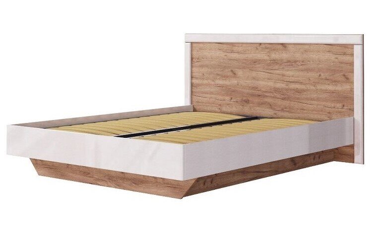 Кровать двойная 1600 с ортопедом и ПМ Монреаль 05 от компании Мебельный магазин ГОССА - фото 1