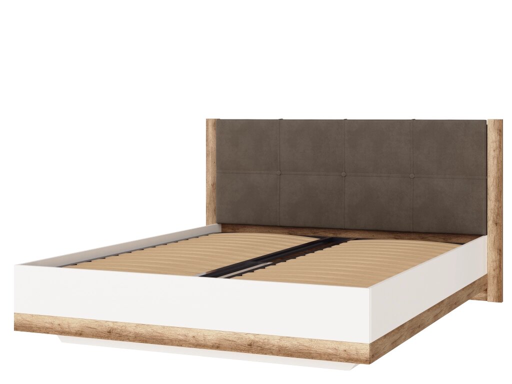 Кровать двойная 1600 с ПМ Николь-Люкс 05 от компании Мебельный магазин ГОССА - фото 1