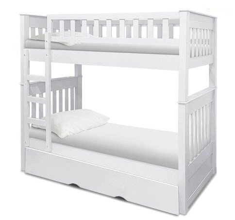 Кровать двухъярусная детская ВМК-Шале Астрид 204х109 см от компании Мебельный магазин ГОССА - фото 1