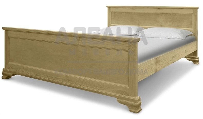 Кровать из массива Авангард от компании Мебельный магазин ГОССА - фото 1