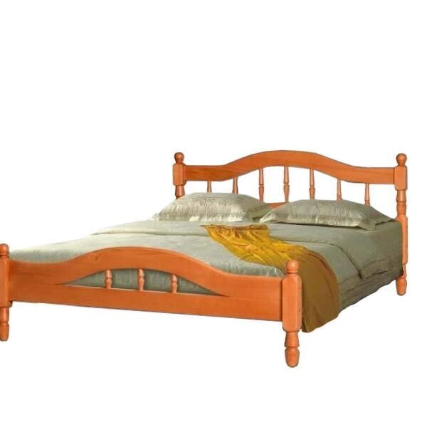 Кровать из массива Богема от компании Мебельный магазин ГОССА - фото 1