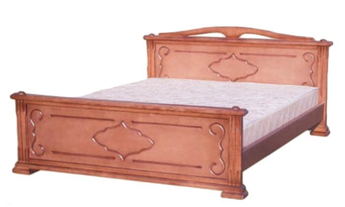 Кровать из массива Галион от компании Мебельный магазин ГОССА - фото 1