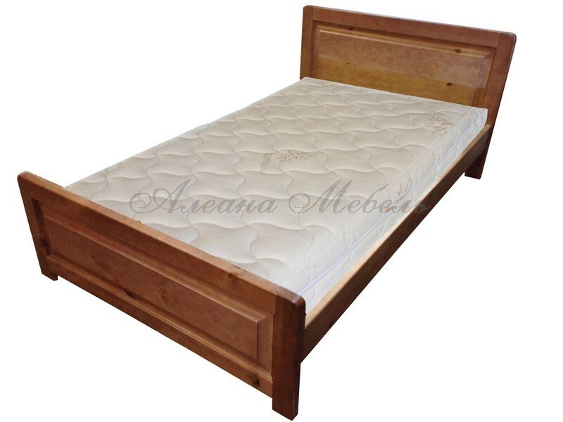 Кровать из массива Грин от компании Мебельный магазин ГОССА - фото 1