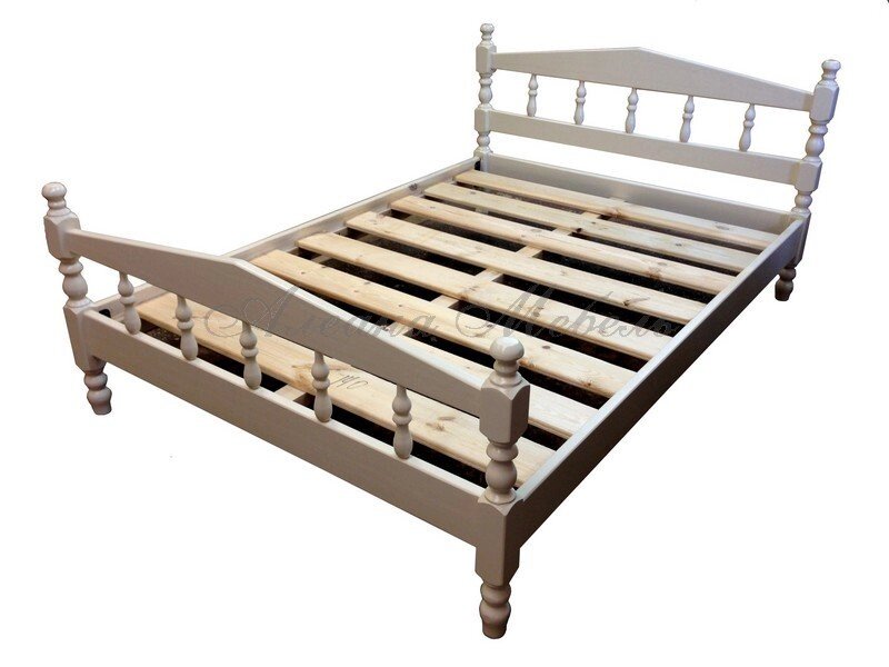 Кровать из массива Гринго от компании Мебельный магазин ГОССА - фото 1