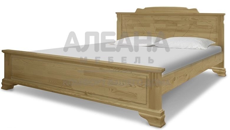 Кровать из массива Клеопатра от компании Мебельный магазин ГОССА - фото 1