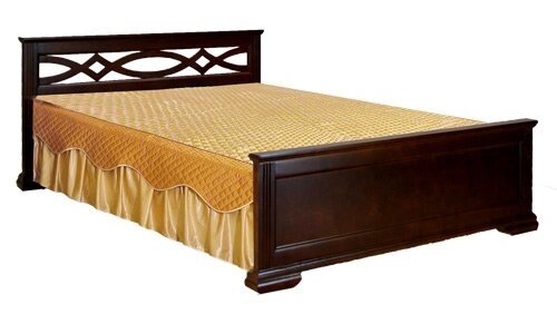 Кровать из массива Майорита от компании Мебельный магазин ГОССА - фото 1