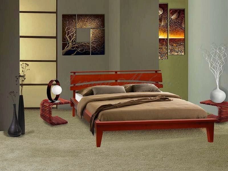Кровать из массива Мира от компании Мебельный магазин ГОССА - фото 1