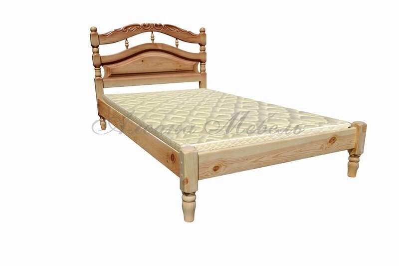 Кровать Кармелита в резьбе от компании Мебельный магазин ГОССА - фото 1