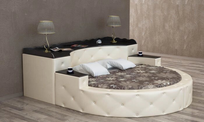 Кровать круглая Элоиза-2 от компании Мебельный магазин ГОССА - фото 1
