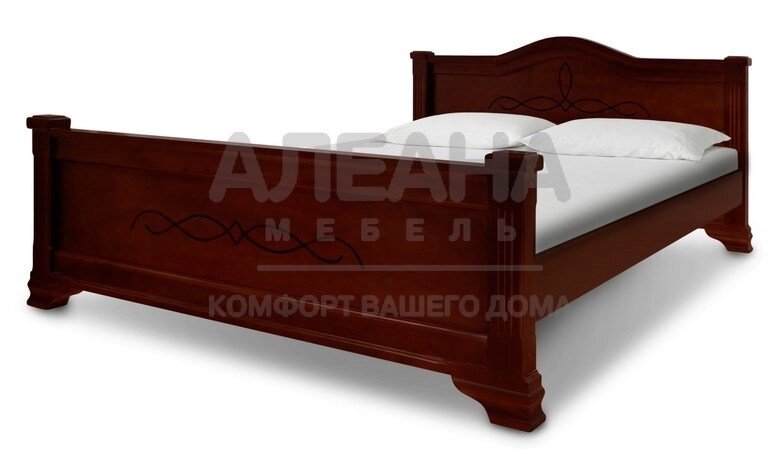 Кровать Лагуна "ВМК-Шале" от компании Мебельный магазин ГОССА - фото 1