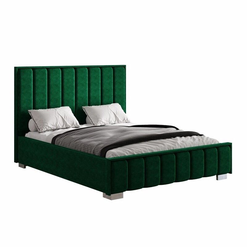 Кровать Мирабель под подъемный механизм 120*200 зеленая от компании Мебельный магазин ГОССА - фото 1