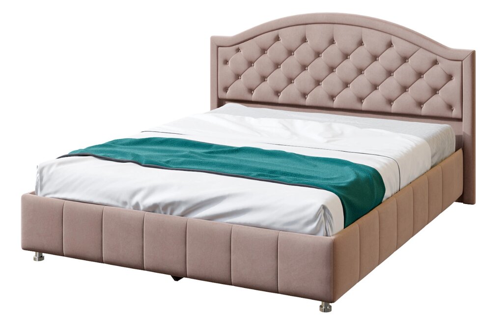 Кровать МК 57 модуль 295 ткань ява от компании Мебельный магазин ГОССА - фото 1