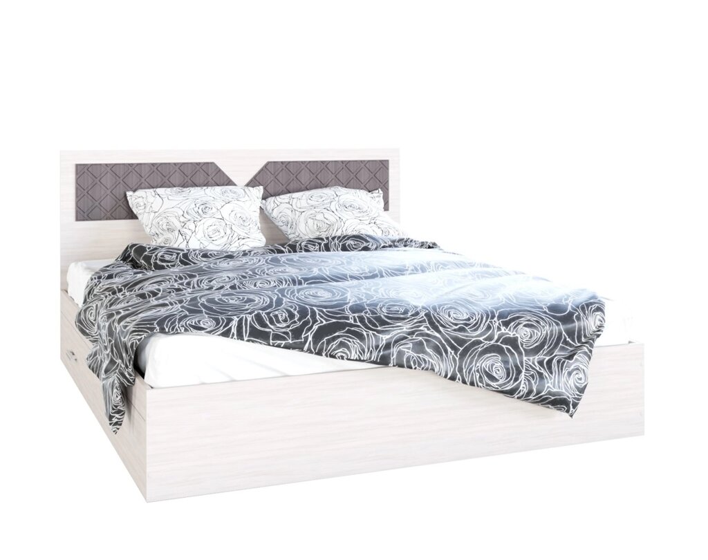 Кровать Николь 1.6 м Ясень шимо от компании Мебельный магазин ГОССА - фото 1
