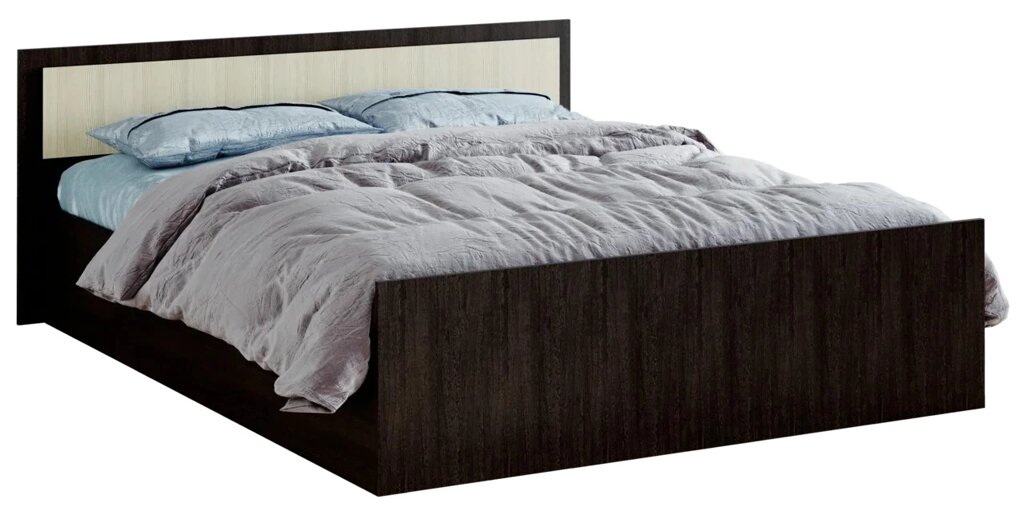 Кровать с латами Фиеста LIGHT 120х200, венге от компании Мебельный магазин ГОССА - фото 1