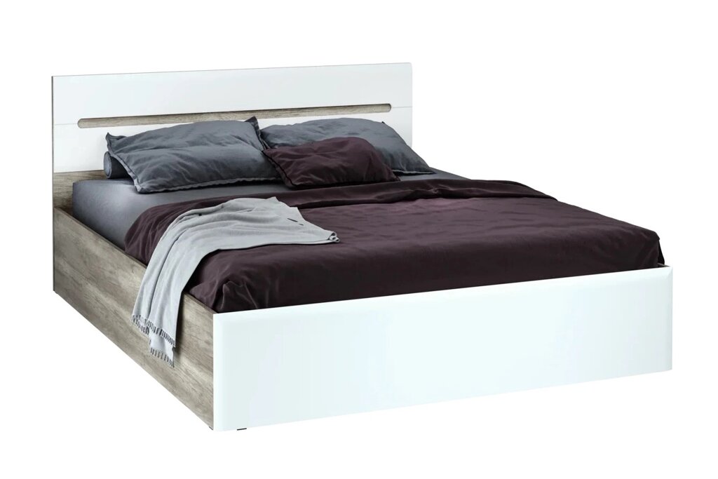 Кровать с латами Наоми 160х200 от компании Мебельный магазин ГОССА - фото 1