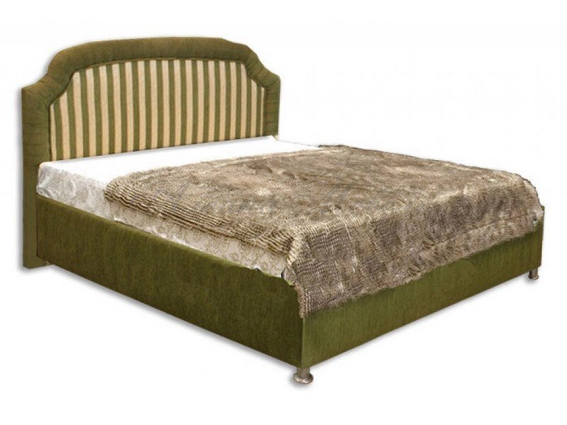 Кровать с мягким изголовьем Элис от компании Мебельный магазин ГОССА - фото 1