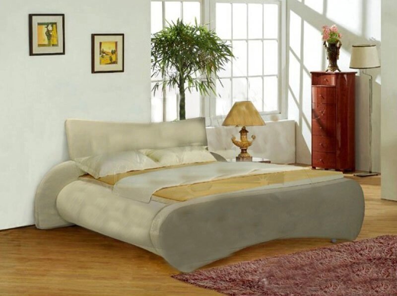 Кровать с мягким изголовьем Мадонна от компании Мебельный магазин ГОССА - фото 1