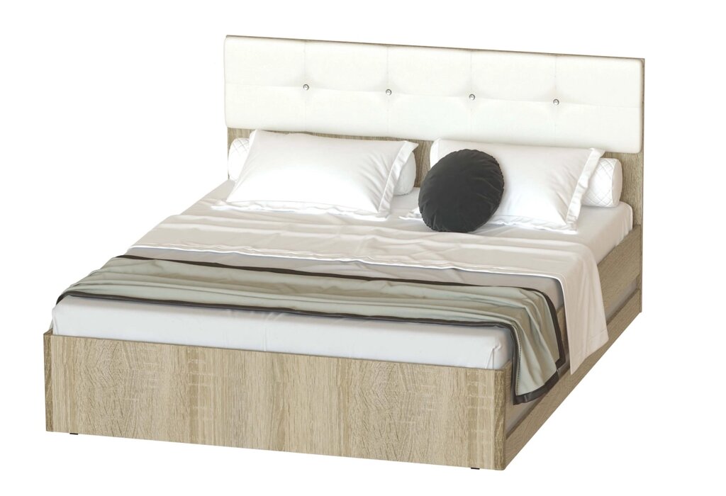 Кровать с настилом ДСП Белладжио КР-05 160х200 от компании Мебельный магазин ГОССА - фото 1
