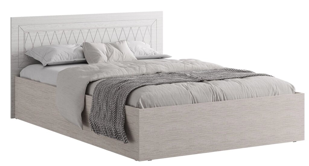 Кровать с настилом ДСП Британика 140х200 от компании Мебельный магазин ГОССА - фото 1