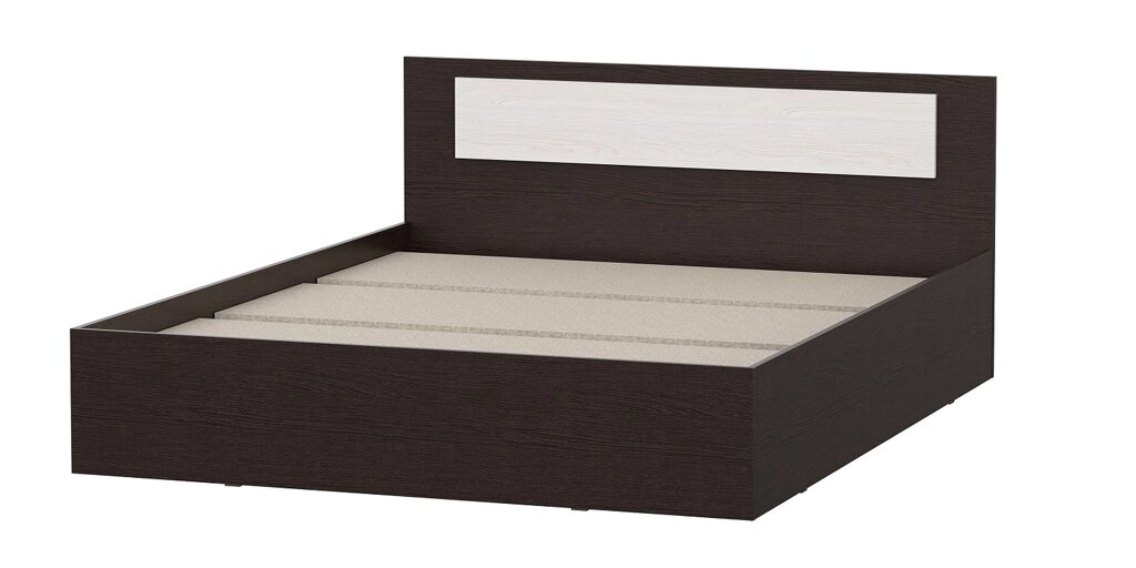 Кровать с настилом ДСП Виста 1 160х200 от компании Мебельный магазин ГОССА - фото 1