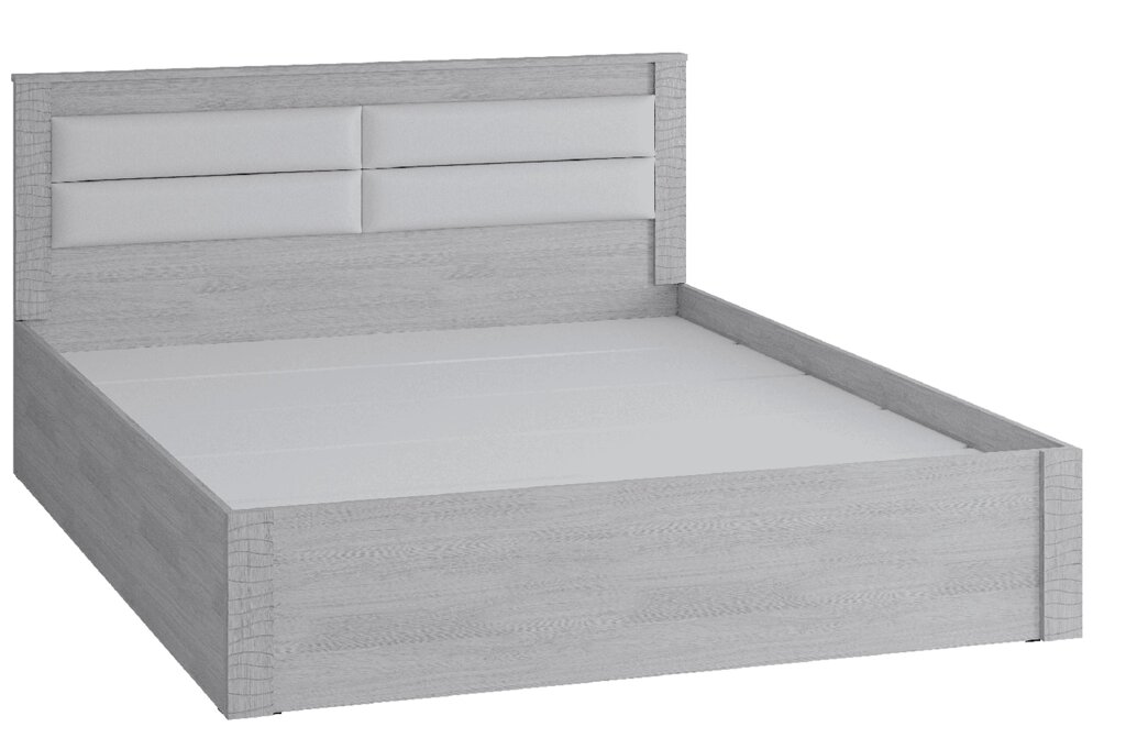 Кровать с настилом ЛДСП Монако КР-16 160х200 от компании Мебельный магазин ГОССА - фото 1