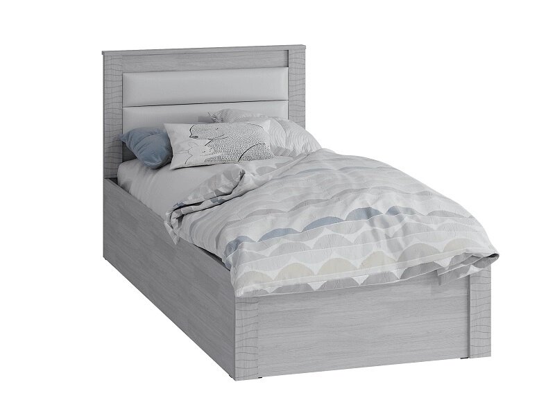 Кровать с настилом ЛДСП Монако КР-17 90х200 от компании Мебельный магазин ГОССА - фото 1