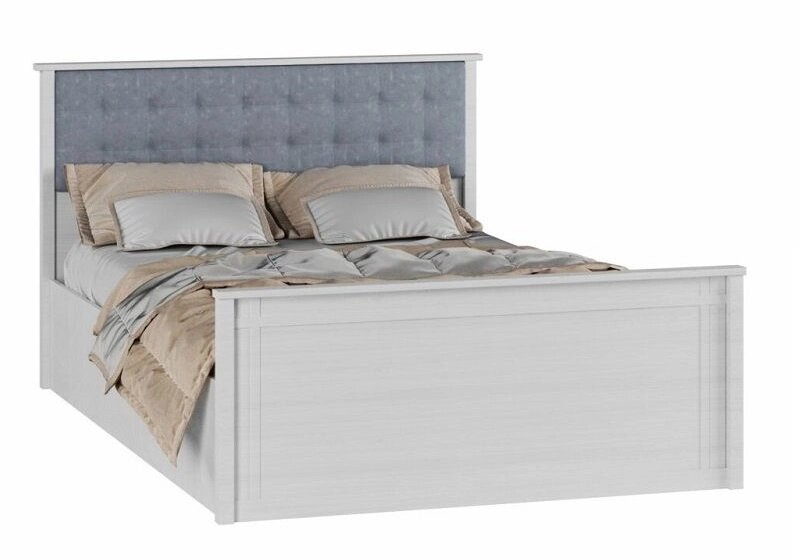 Кровать с настилом ЛДСП Ричард РКР-2 140х200, ясень от компании Мебельный магазин ГОССА - фото 1