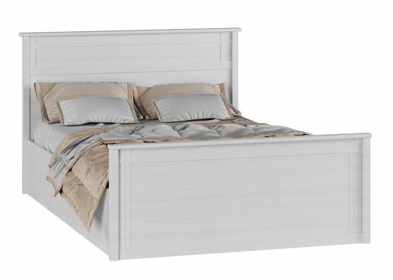 Кровать с настилом ЛДСП Ричард РКР-3 140х200, ясень от компании Мебельный магазин ГОССА - фото 1