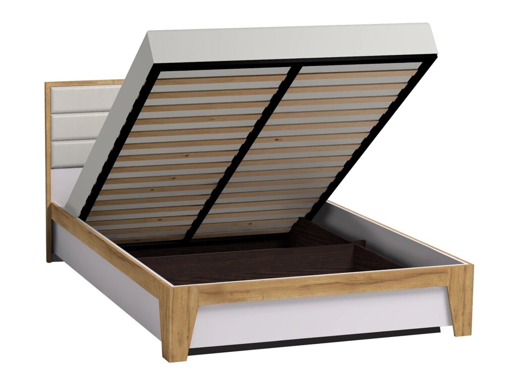 Кровать с подъемным механизмом Айрис 306 Люкс 180х200 от компании Мебельный магазин ГОССА - фото 1