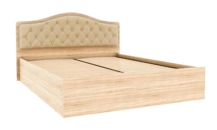 Кровать с подъемным механизмом Дели 140х200, дуб сонома/карамель от компании Мебельный магазин ГОССА - фото 1