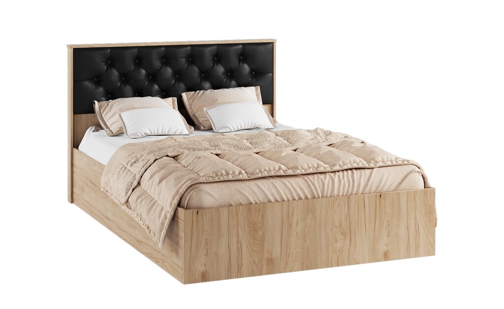 Кровать с подъемным механизмом Модена МКР-1 140х200, гикори рокфорд от компании Мебельный магазин ГОССА - фото 1