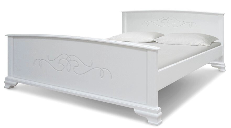 Кровать Веркара 90х200, Белый от компании Мебельный магазин ГОССА - фото 1