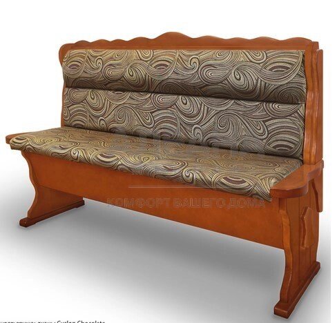 Кухонный диван из массива  Шерлок прямой диван от компании Мебельный магазин ГОССА - фото 1
