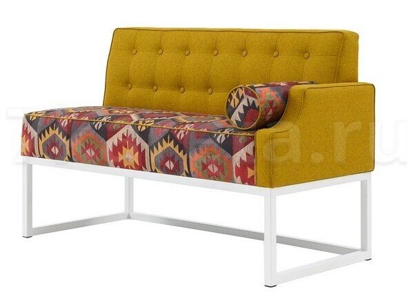 Кухонный диван Оксфорд Лайт с подлокотником от компании Мебельный магазин ГОССА - фото 1