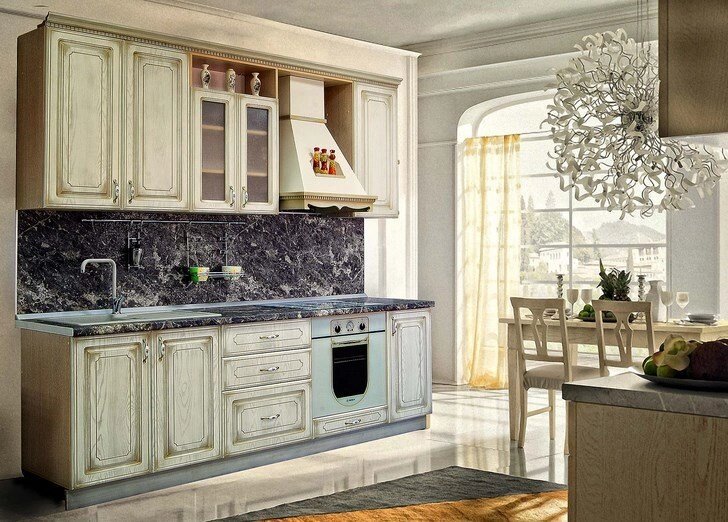 Кухонный гарнитур Анжелика (ясень) от компании Мебельный магазин ГОССА - фото 1
