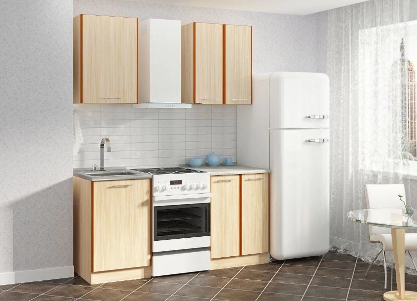 Кухонный гарнитур Софт 1.1 м от компании Мебельный магазин ГОССА - фото 1