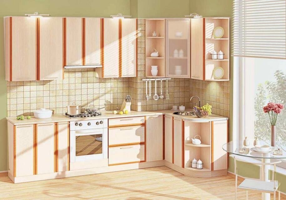 Кухонный гарнитур Софт "КХ-70" от компании Мебельный магазин ГОССА - фото 1