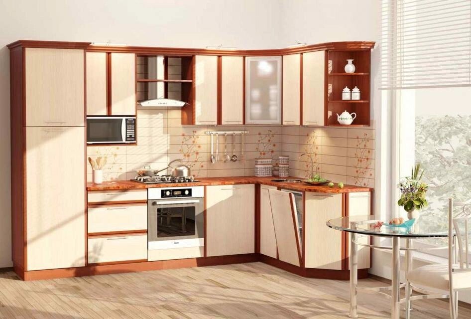 Кухонный гарнитур Софт "КХ-72" от компании Мебельный магазин ГОССА - фото 1