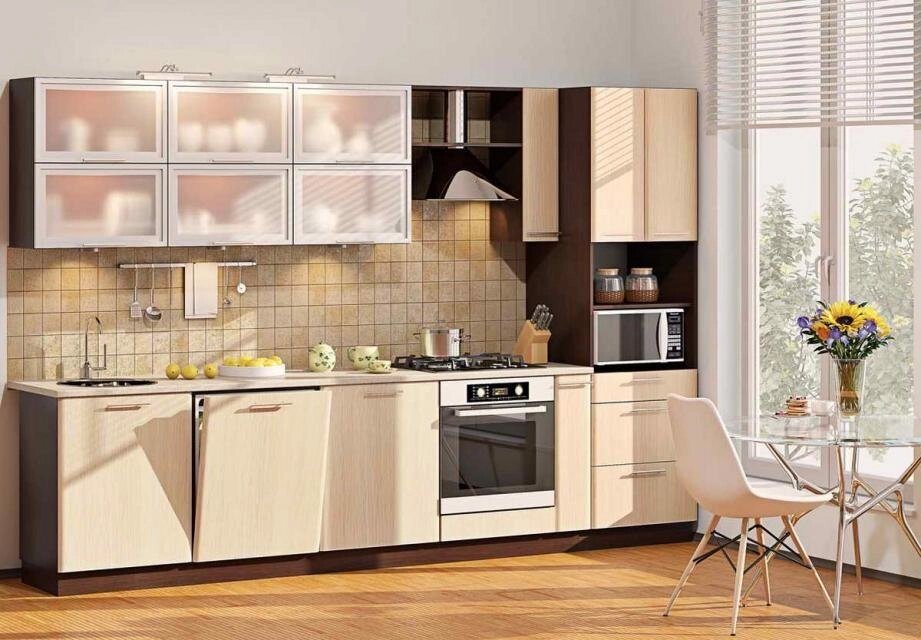 Кухонный гарнитур Софт "КХ-91" от компании Мебельный магазин ГОССА - фото 1