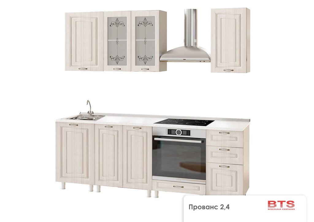Модульная кухня Прованс 2 BTS (комплект 10) от компании Мебельный магазин ГОССА - фото 1
