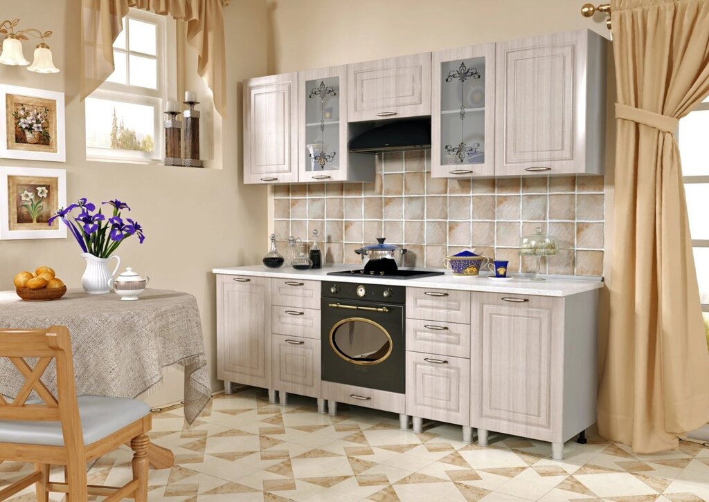 Модульная кухня Прованс 2 BTS (комплект 1) от компании Мебельный магазин ГОССА - фото 1