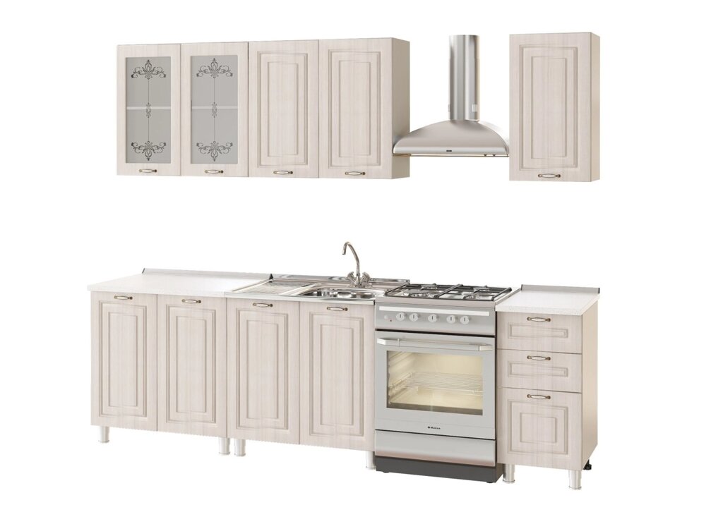Модульная кухня Прованс 2 BTS (комплект 3) от компании Мебельный магазин ГОССА - фото 1