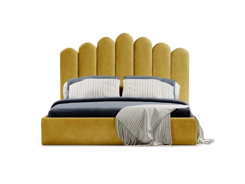 Мягкая кровать Ванесса от компании Мебельный магазин ГОССА - фото 1